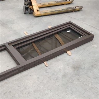 Jendela Aluminium Coklat Tua